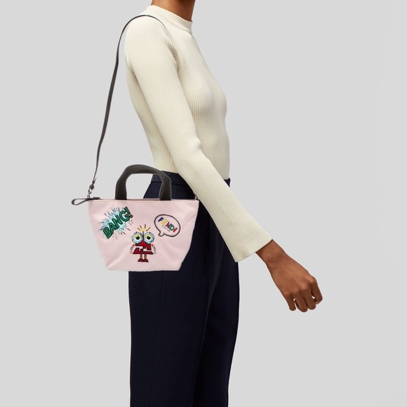 Fendi mini embroidered shopping tote - Picture 2 of 12